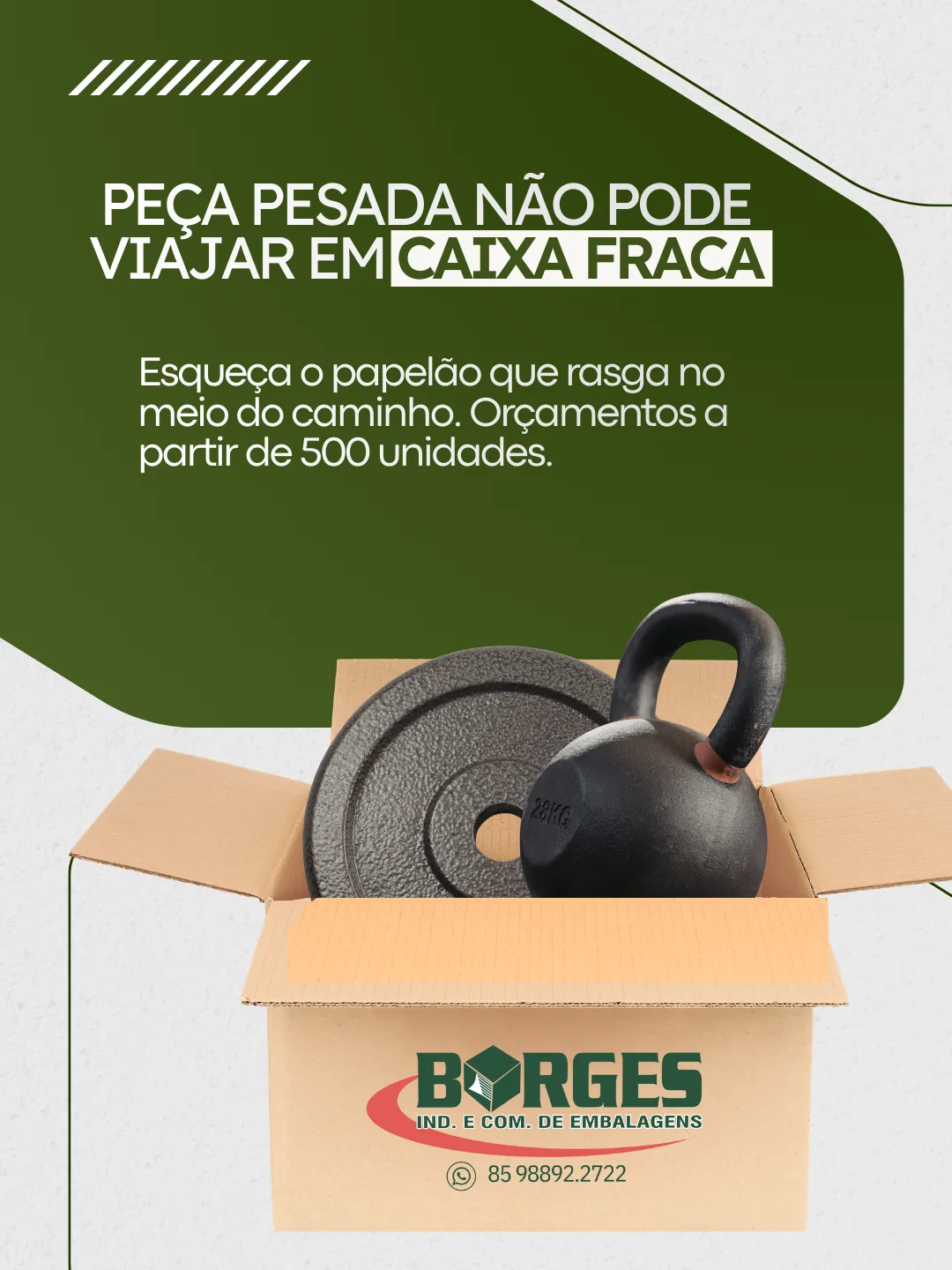 Publicação da Borges Embalagens no Instagram 2